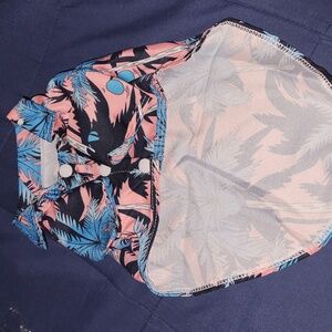 NIP Dog collared hawaiian shirt sz S